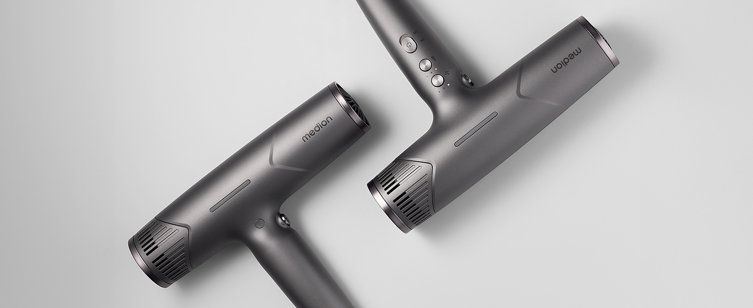 MEDION Haarföhn з іонізацією та дифузором HD2: потужний, тихий, з іонізацією, 1500 Вт, чорний