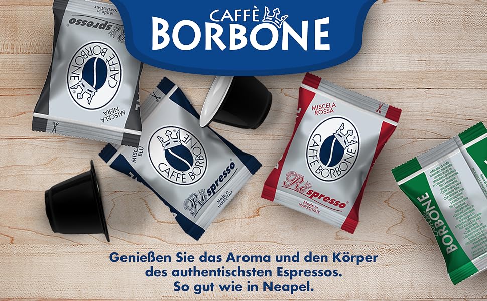 Кава в капсулах Caffè Borbone Respresso Blue Blend, сумісні з Nespresso, 100 шт.
