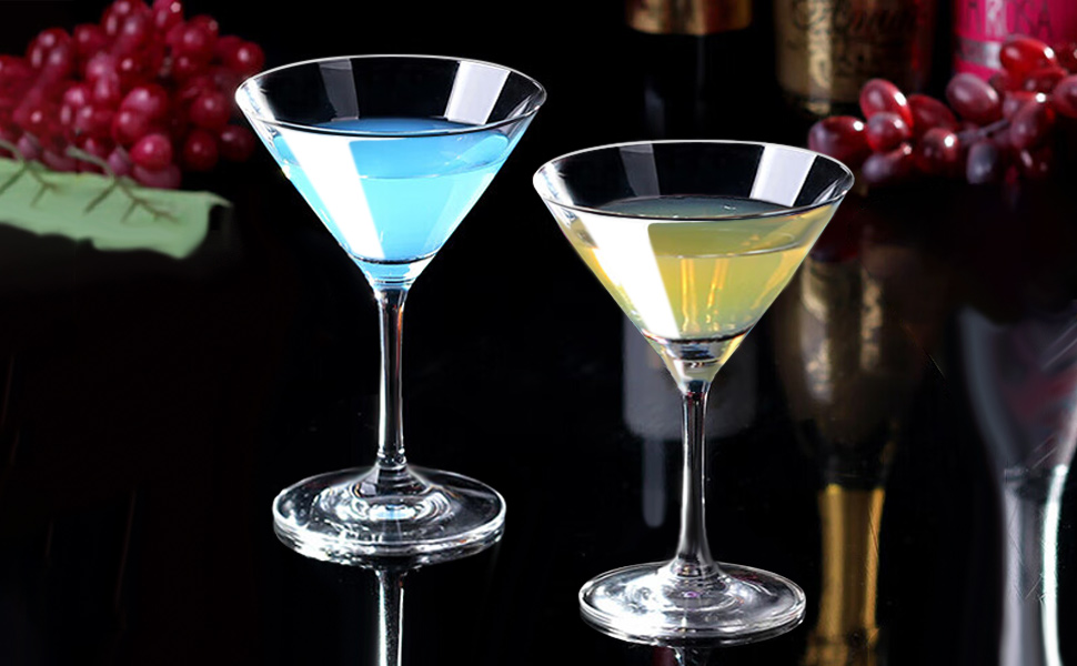 Набір склянок для коктейлів ParaCity Martini, 2 шт. - преміум-скло, 180 мл
