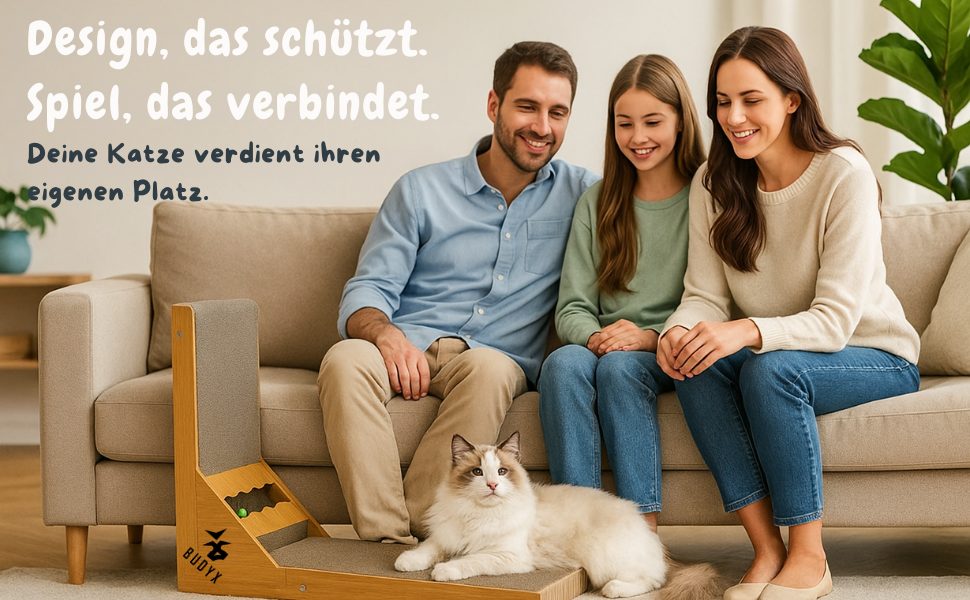 Дряпалка для котів L-подібної форми – з щільної гофрованої картонної коробки – для дряпання та відпочинку – екологічна, двостороння та стійка – ідеальна для домашніх котів