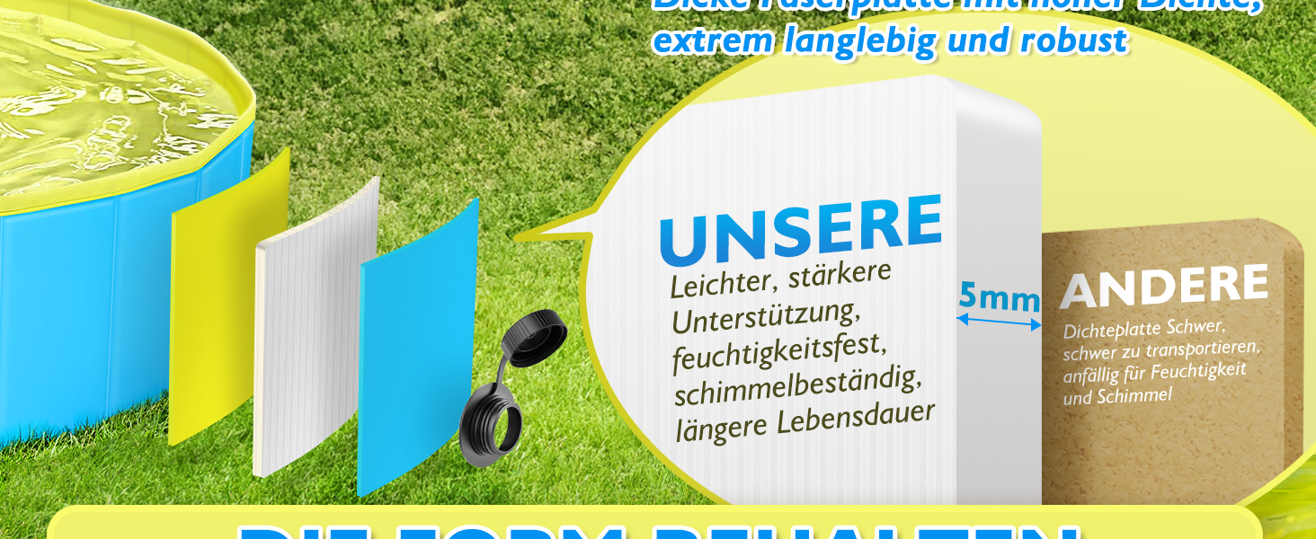 Дитячий басейн для собак та котів, XL (120x30 см), PVC, з неслизьким покриттям