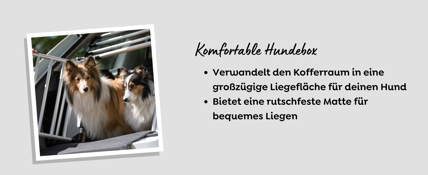 Універсальна сітка для багажника TRIXIE для собак - перетворює багажник на транспортну коробку - кути та бокові частини регулюються - легко складається для використання багажника - 94–114 × 69 × 53 см - 13201