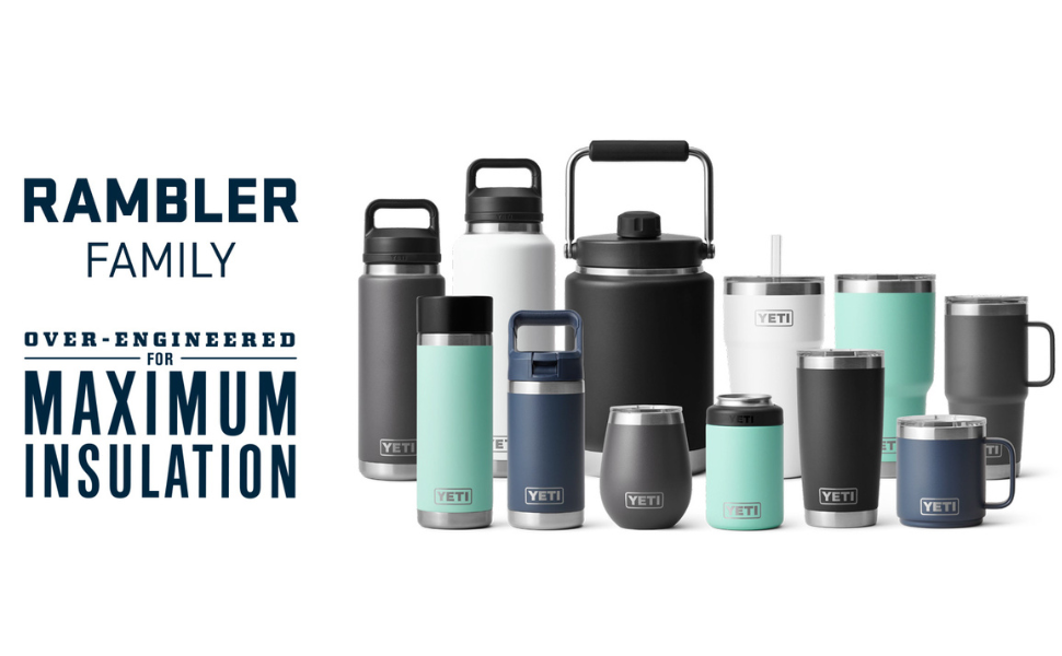 YETI Rambler 36 oz Chug Cap Bottle - Vacuum Insulated Stainless Steel - Rescue Red