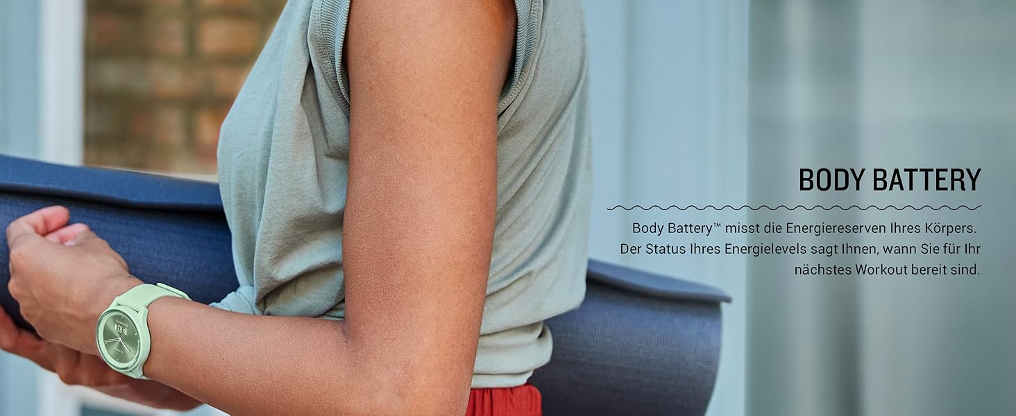 Гармін Vívomove Trend – гібридний смарт-годинник з аналоговими стрілками та сенсорним дисплеєм, фітнес- та здоров'я-функції, аналіз сну, Garmin Pay, сповіщення та до 5 днів роботи від акумулятора. Колір: чорний