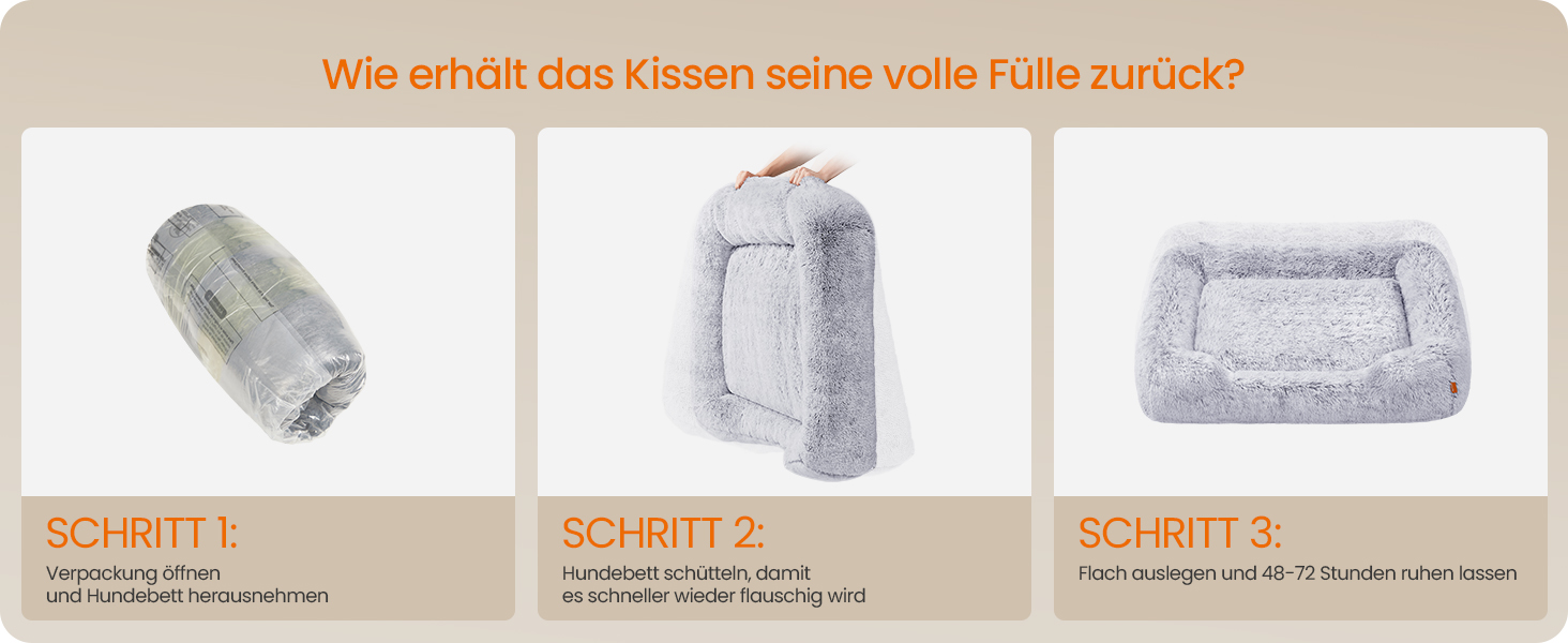 Ліжко для собак Feandrea, м'яке гніздо, 71 x 55 x 18 см, кошик для собак, знімний чохол, антиковзаюче покриття, Ombré сірий PGW271G01