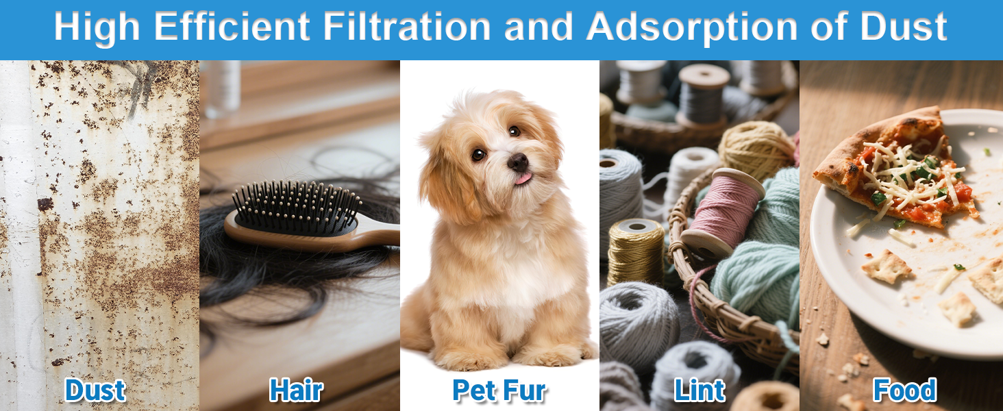 Фільтри для пилососа AEG CX7 (4 шт.) - Замінні фільтри для AEG AEF150, CX7-2 Classic, Ergorapido, QX8 Animal x Power