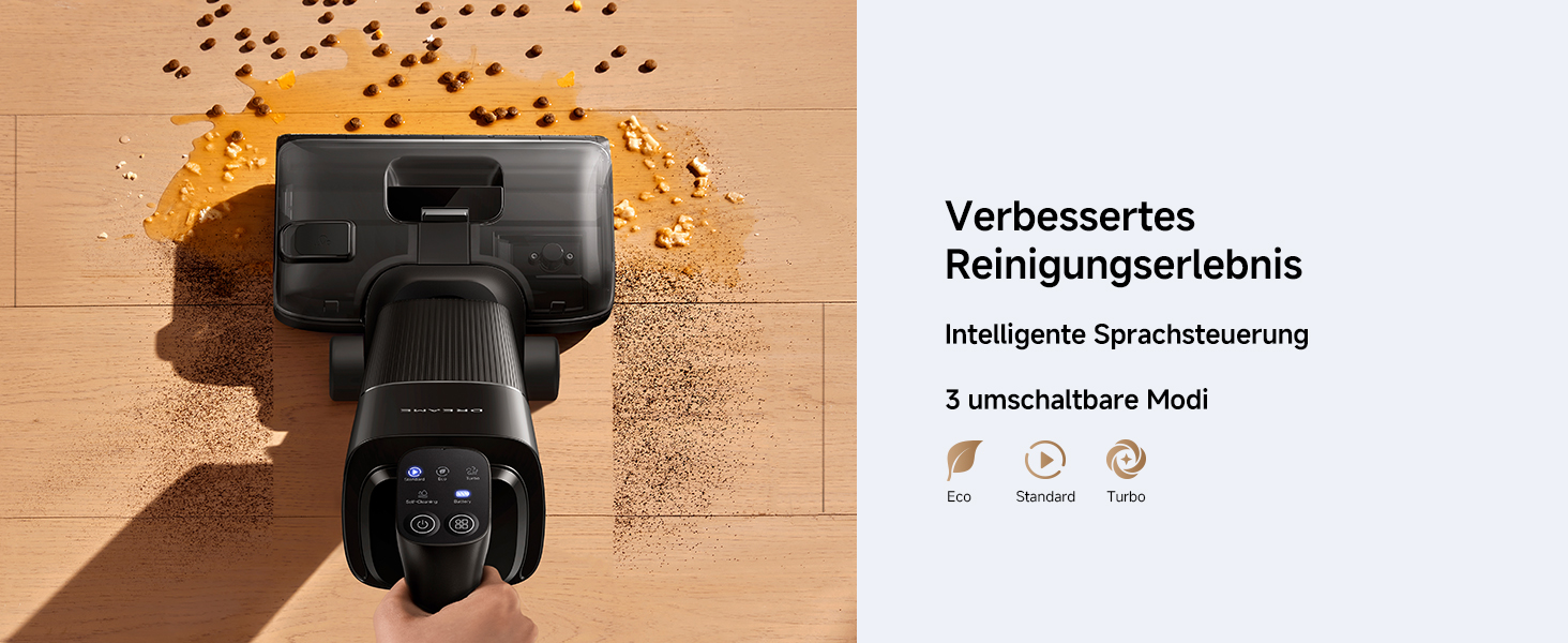 Вертикальний пилотяг для вологого та сухого прибирання Dreame G12 Pro Flex-A, 16000 Па