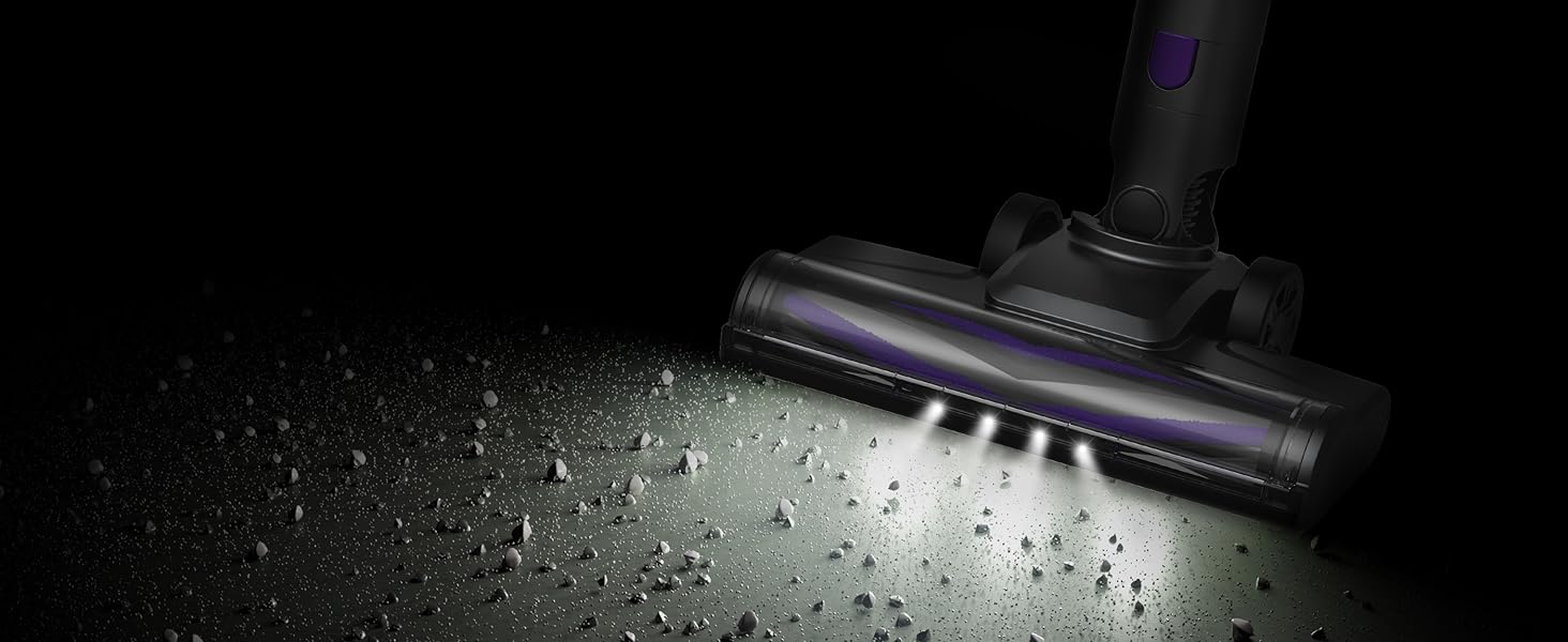 Бездротовий акумуляторний пилосос Vexilar V8PRO 6-в-1: для твердих поверхонь, килимів та шерсті тварин. 35KPa, 45 хв роботи.