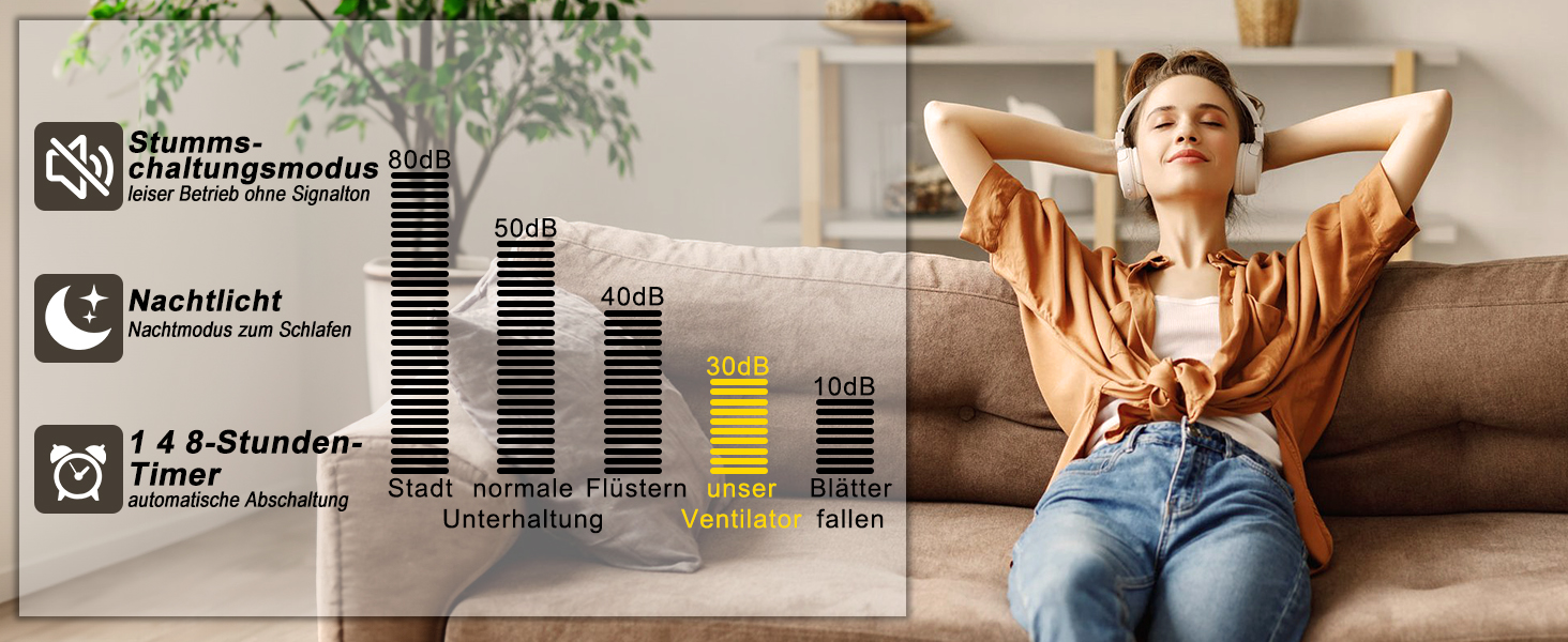 Deckenventilator Ohniyou з підсвіткою, пультом та додатком, 152.4 см (60 дюймів), регульована яскравість, DC-двигун, великий вентилятор для тераси, вітальні, чорний