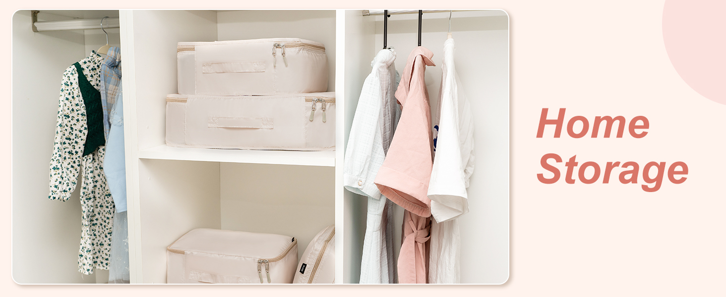 Набір органайзерів для подорожей BAGAIL (8 шт.), колір помаранчевий