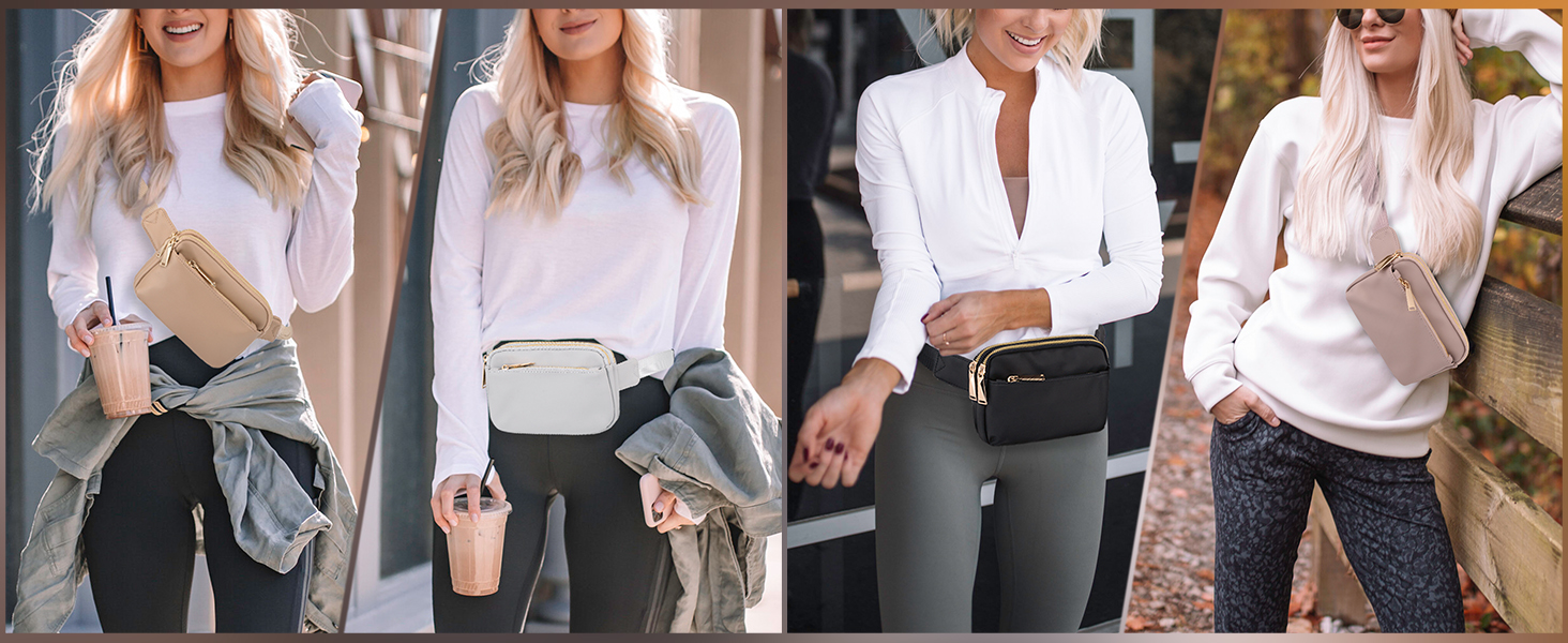 Жіночий гаманець UTO з PU шкіри, багатофункціональний на блискавці, клатч для телефону (білий та коричневий)