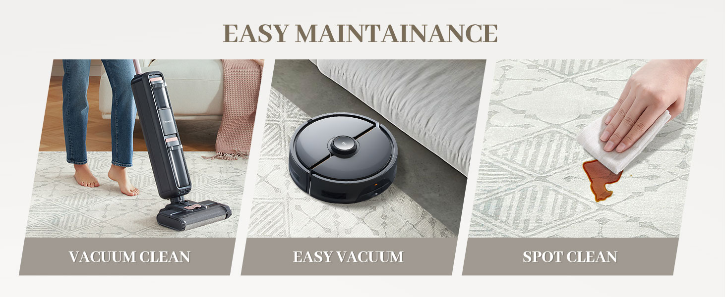 Килим Leesentec для вітальні, спальні: геометричний, сучасний, антиковзаючий, короткий ворс, бежевий, великий, білий (слонова кістка, 80*120 см), кремовий/світло-сірий (200x300 см)