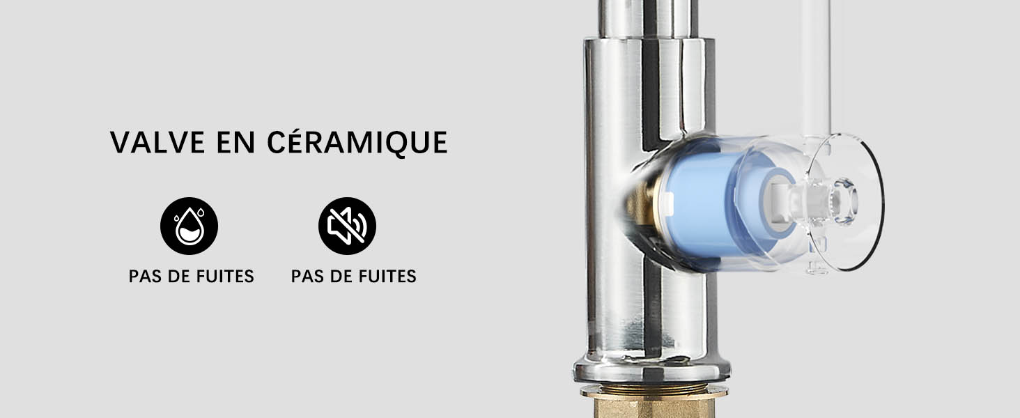 Кухонний змішувач з двома виливами, поворотний на 360°, з високим виливом та спіральною шланговою насадкою. Змішувач для кухні з нержавіючої сталі, оброблений під мідь (щіткова обробка).