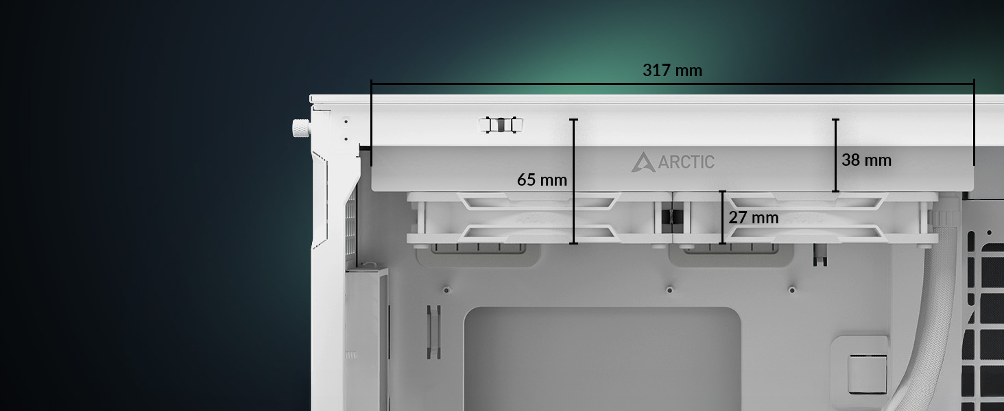 Система водяного охолодження ARCTIC Liquid Freezer III Pro 280 A-RGB для ПК: Intel & AMD, ефективна помпа PWM, 200–1900 rpm, білий колір