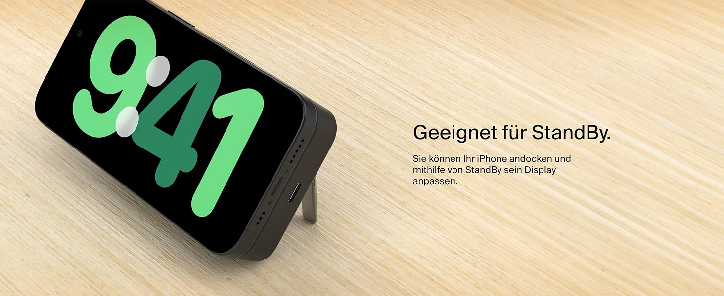 Belkin BoostCharge Pro Powerbank 10000mAh з Qi2 та MagSafe, з вбудованим підсвічуванням, чорний. Сумісний з iPhone 17, iPhone Air, iPhone 16, 15, 14, Pixel та ін.