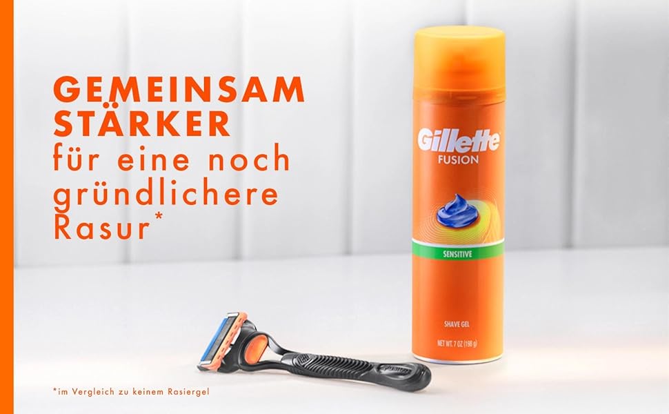 Смінні леза для чоловічої бритви Gillette Fusion 5, 20 шт, помаранчеві