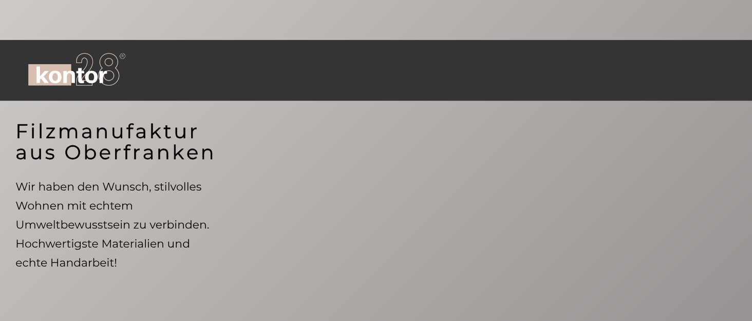 Підкладка на стіл Kontor28® з фетру 80x37.5 см, сіра (urbangrau), виготовлено в Німеччині - захист від ковзання, миється, з переробленого PET