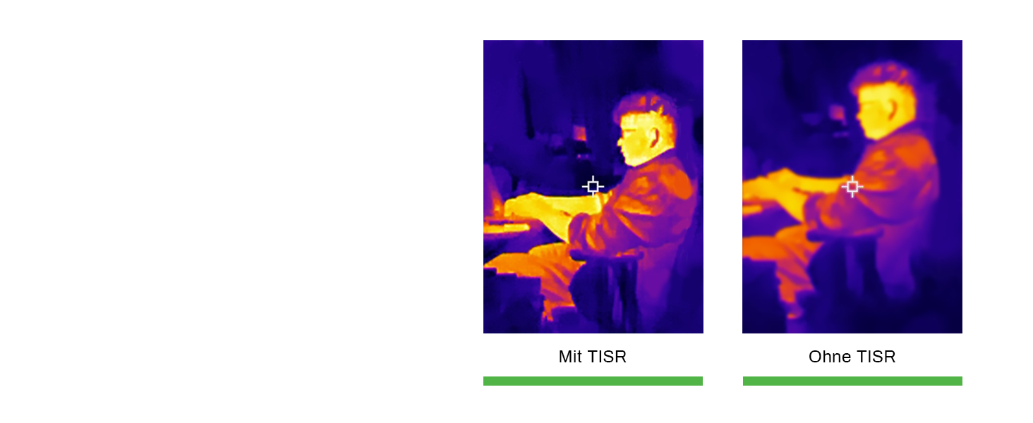 Тепловізійна камера TISR H128 з роздільною здатністю 240x240, акумулятор до 24 годин, -20°C до 450°C, IP65, з сигналізацією температури