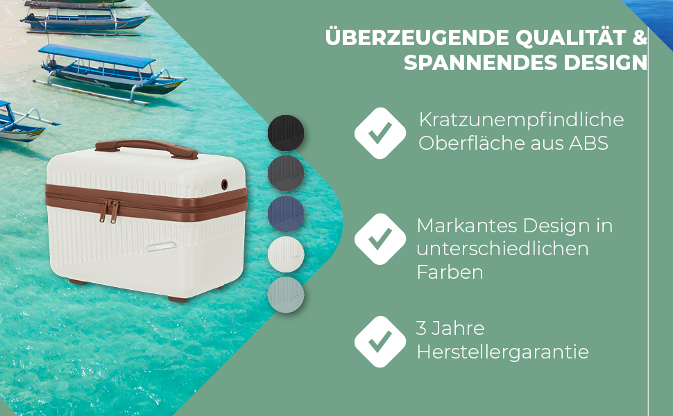 Чохол-валіза Travelite Bali 67 см, середній, 65 літрів, зелений: ABS, TSA-замок, Beauty Case