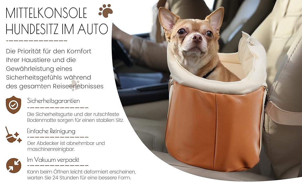 Автокрісло для собак великих та середніх порід, 110 x 45 x 55 см, практичне автобокc для собак