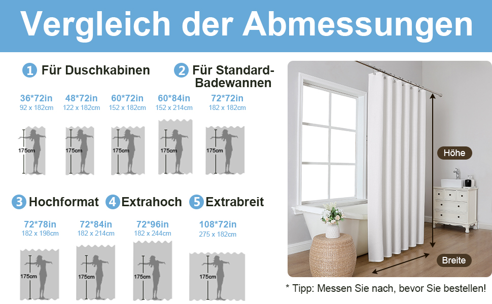 Штора для ванної кімнати Waffel з кільцями, 182x182 см, біла - водовідштовхувальна, анти-грибок