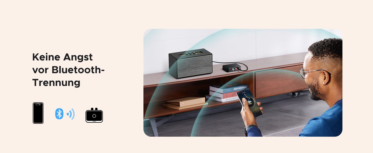 Адаптер Bluetooth 6.0 UGREEN з LDAC декодером, Hi-Res Audio, сумісний з колонками та автомагнітолами