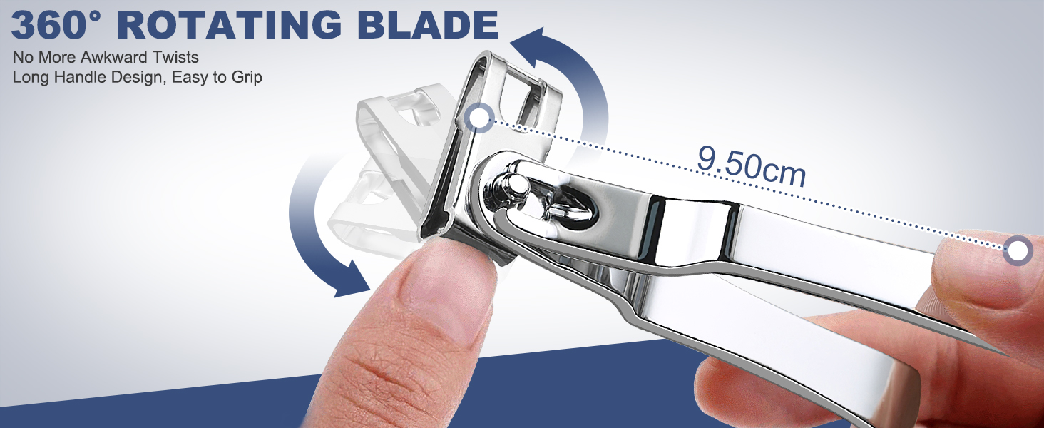 Набір кусачок для нігтів DRMODE Profi: професійні кусачки для кутикули, щипчики для нігтів, ножиці для нігтів для літніх людей та проблемних нігтів (6 шт)