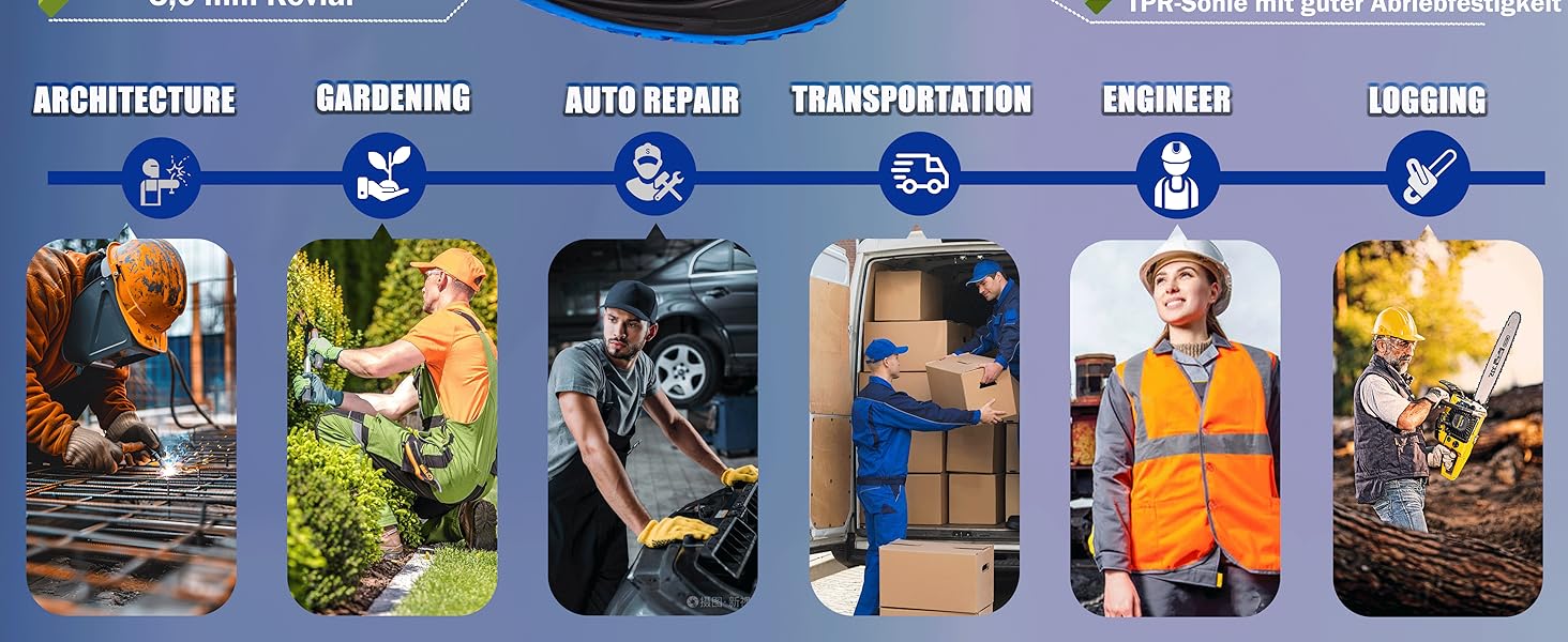 Черевики безпеки для чоловіків та жінок, робочі черевики, легкі, зручні, з металевим носком, дихаючі, антиковзаючі, для будівництва, майстерні, складу, саду, 43 EU, чорні