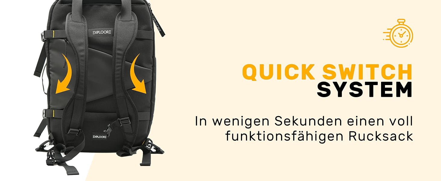 Чемодан ручної поклажі 55x40x20см з ручкою-телескопом, міцний валіза з ABS-пластику з TSA-замком, коричневий, з колесами