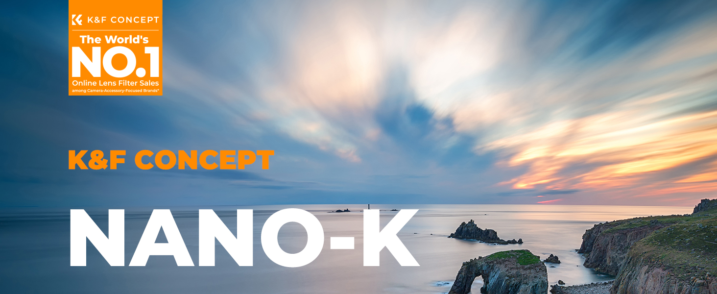 Фільтр ND K&F Concept K-Serie 52mm, змінний (ND2-400, 1-9 ступенів затемнення) з кришкою об'єктива