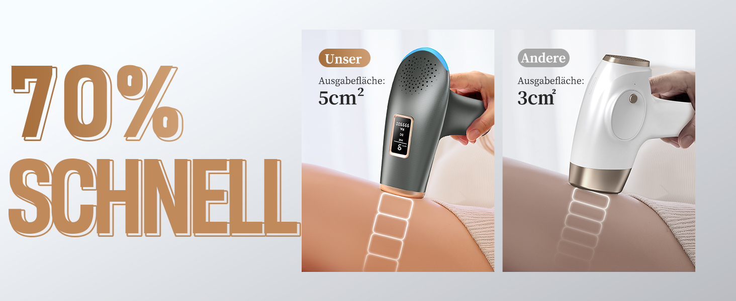 Пристрій для епіляції IPL Haarlosy: безболісна епіляція вдома для жінок та чоловіків, 9 рівнів, 999,900 імпульсів, 3 функції (HR/SC/RA), для тіла, ніг, зони бікіні, пахв. Чорний колір.