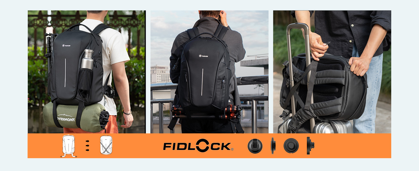 Рюкзак для фотокамери TARION 3-в-1: водонепроникний, для DSLR/зеркальної камери з відділом для ноутбука 15,6