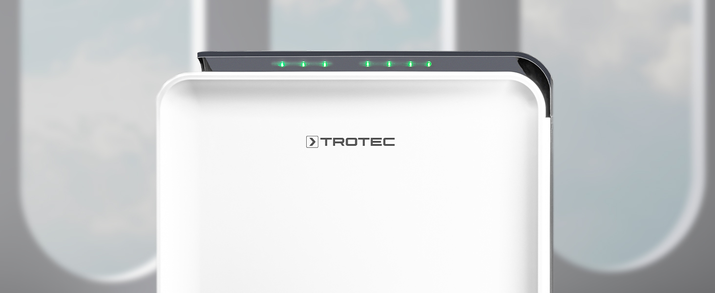 Електричний осушувач повітря Trotec TTK 70 HEPA (Plus) – 20 л/день, 45 м², HEPA фільтр, 6,5 л бак