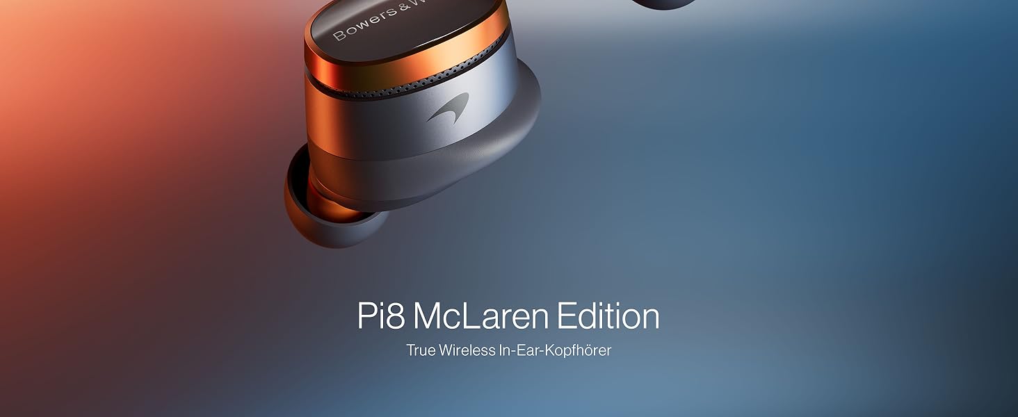 Навушники Bowers & Wilkins Px8 McLaren - бездротові, з активним шумозаглушенням, Bluetooth 5.0, 30 годин роботи, мікрофон