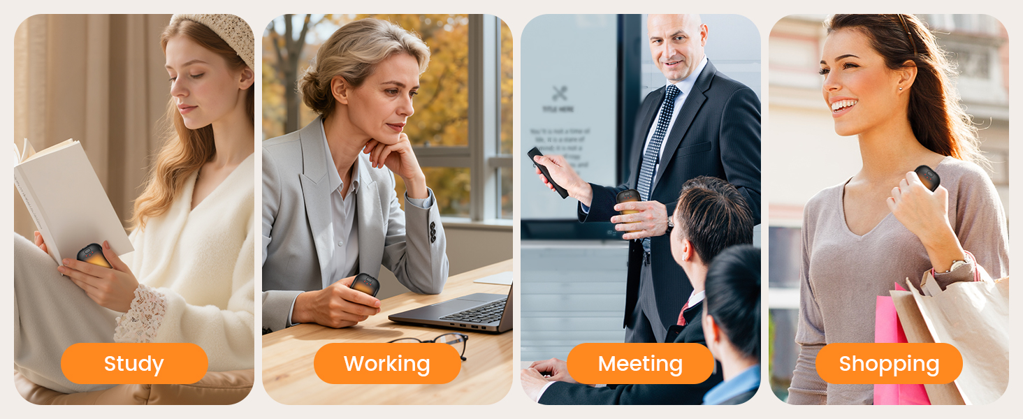 Електричні грілки для рук Gabless 2 шт., USB, портативні, 3 рівні нагріву, швидкий нагрів, чорні - чудовий подарунок для чоловіків та жінок