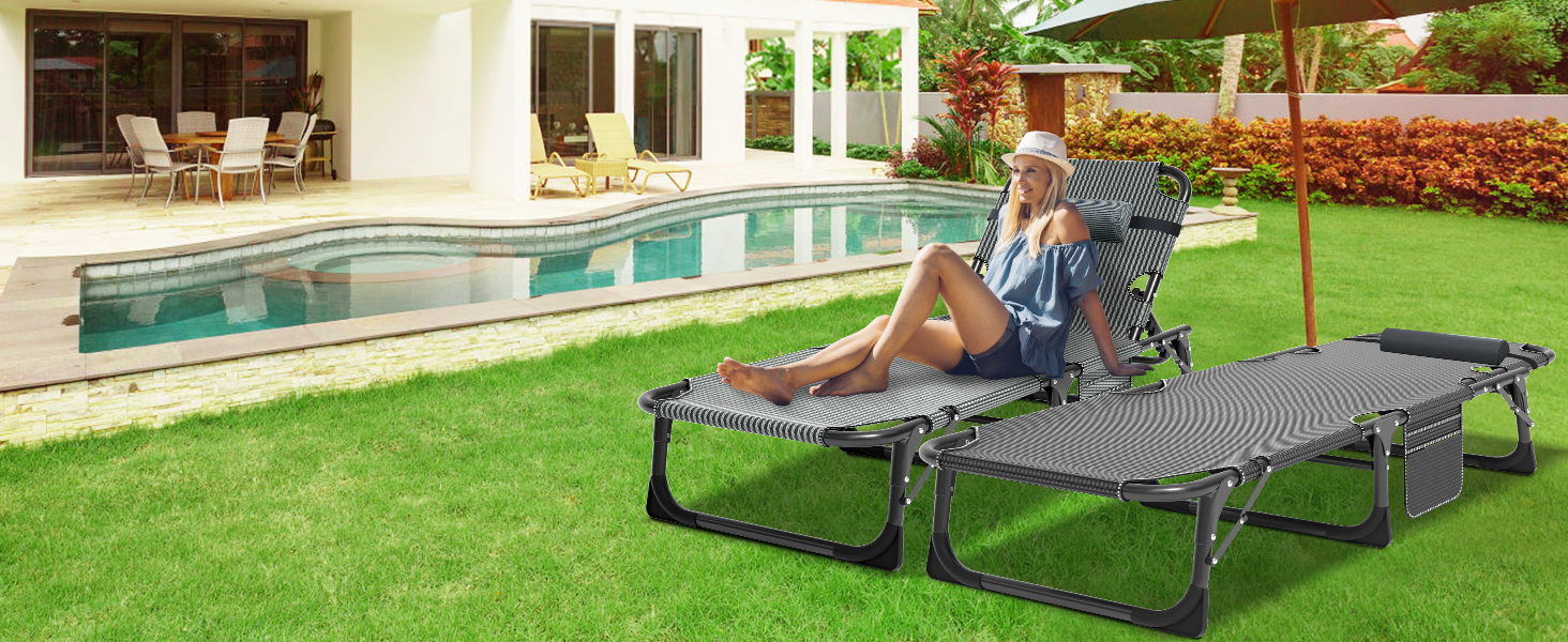 Розкладне ліжко ZIKEBTUY для кемпінгу та відпочинку: міцна конструкція, 200 кг, 190x71x36 см, з матрацом, Oxford 1200D, для відпочинку на природі та вдома (сірий)