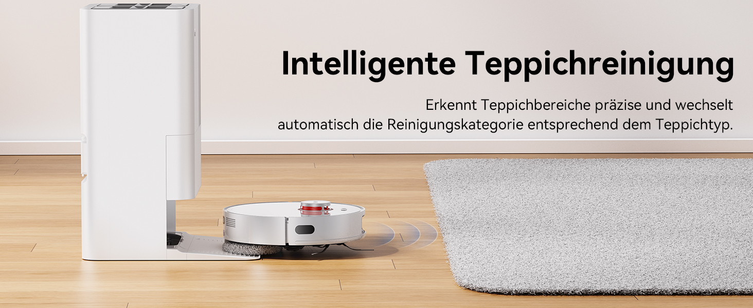 Робот-пилосос JONR T5 Pro з функцією миття, 8150Pa, сушка гарячим повітрям, антизаплутувальні щітки, уникнення перешкод, LiDAR-навігація, док-станція All-in-One