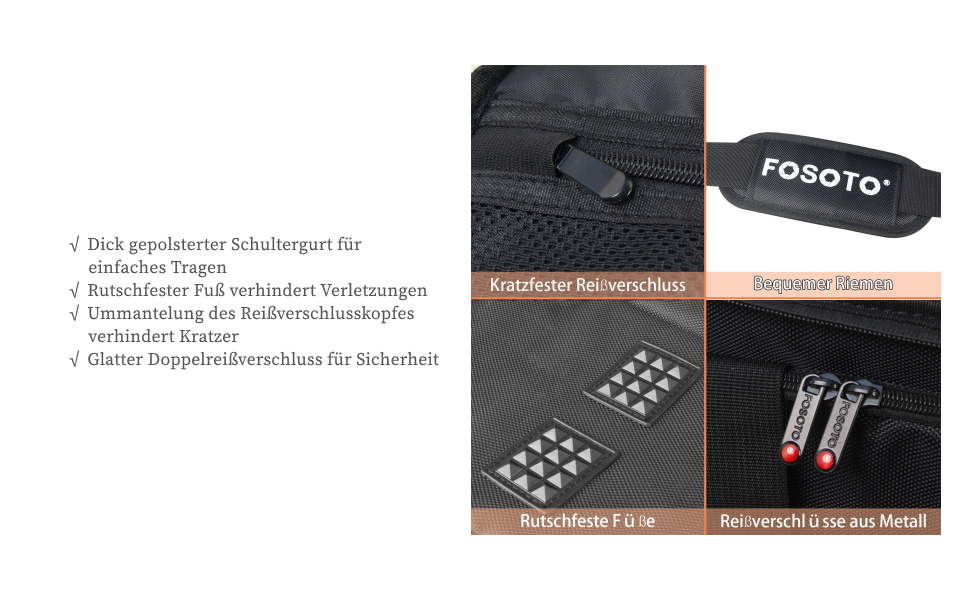 Сумка для камери FOSOTO DSLR XL: для Canon, Nikon, Sony, Panasonic