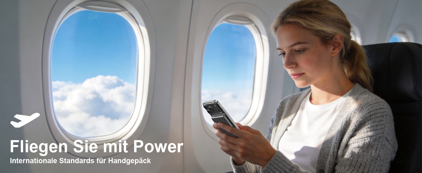 Power Bank MagSafe для iPhone 6000mAh: ультратонкий магнітний акумулятор 20W USB-C сірий