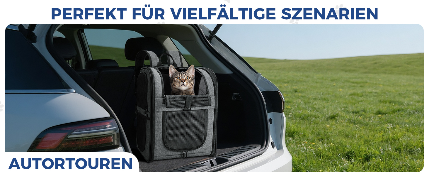 Рюкзак для собак та котів Apollo Walker - для малих тварин (2-15 кг), з підтримуючим каркасом, дихаючий, сірий - для походів, подорожей, активного відпочинку