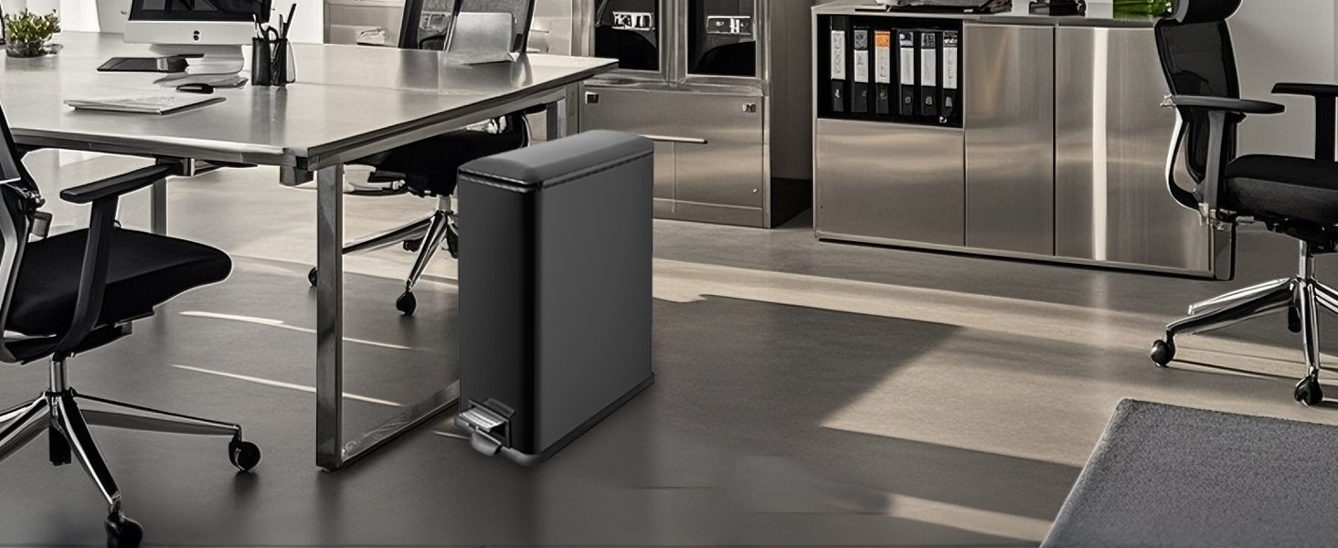 Сміттєвий бак для кухні 30 літрів, вузький, з м'яким закриттям, з педаллю, зелений