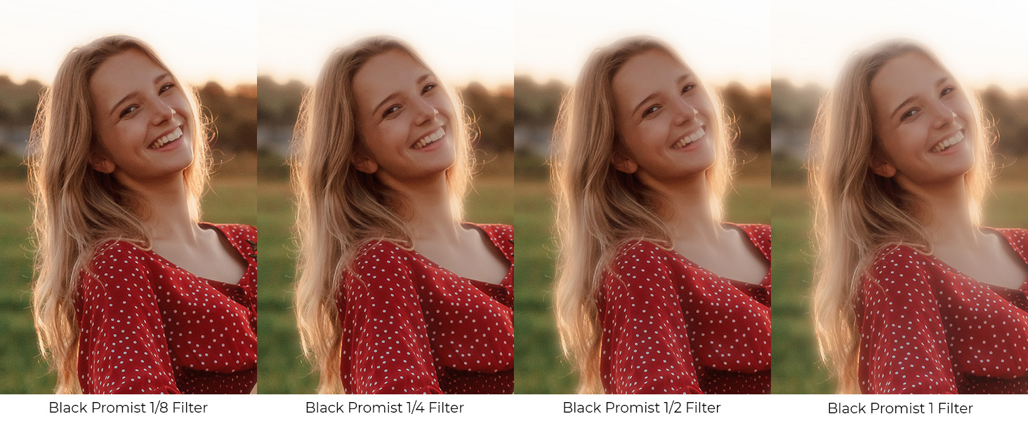 Фільтр K&F Concept 77mm Black Promist 1/8 з оптичного скла з Multi-Nano покриттям для відеозйомки/портретної фотографії (Nano-Klear)