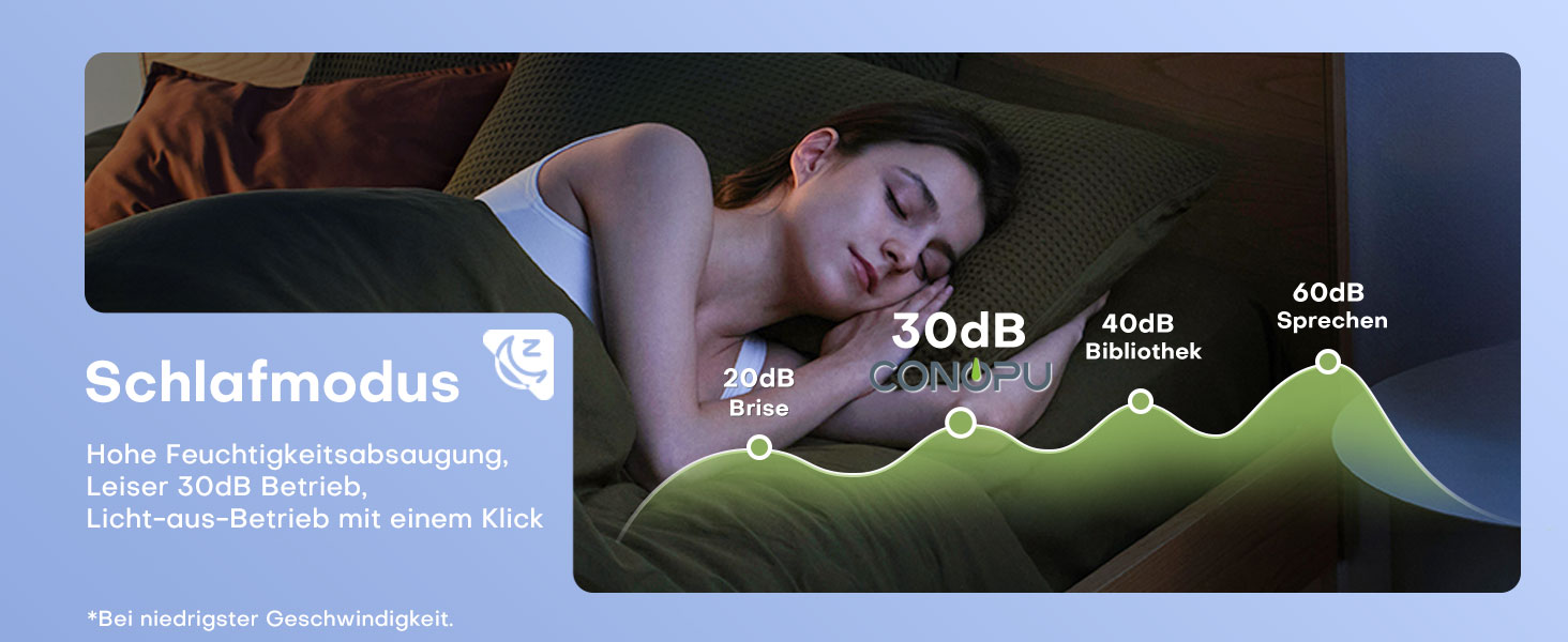 Електричний осушувач повітря CONOPU 3000 мл з автоматичним відтаванням та тихим режимом (30 дБ)