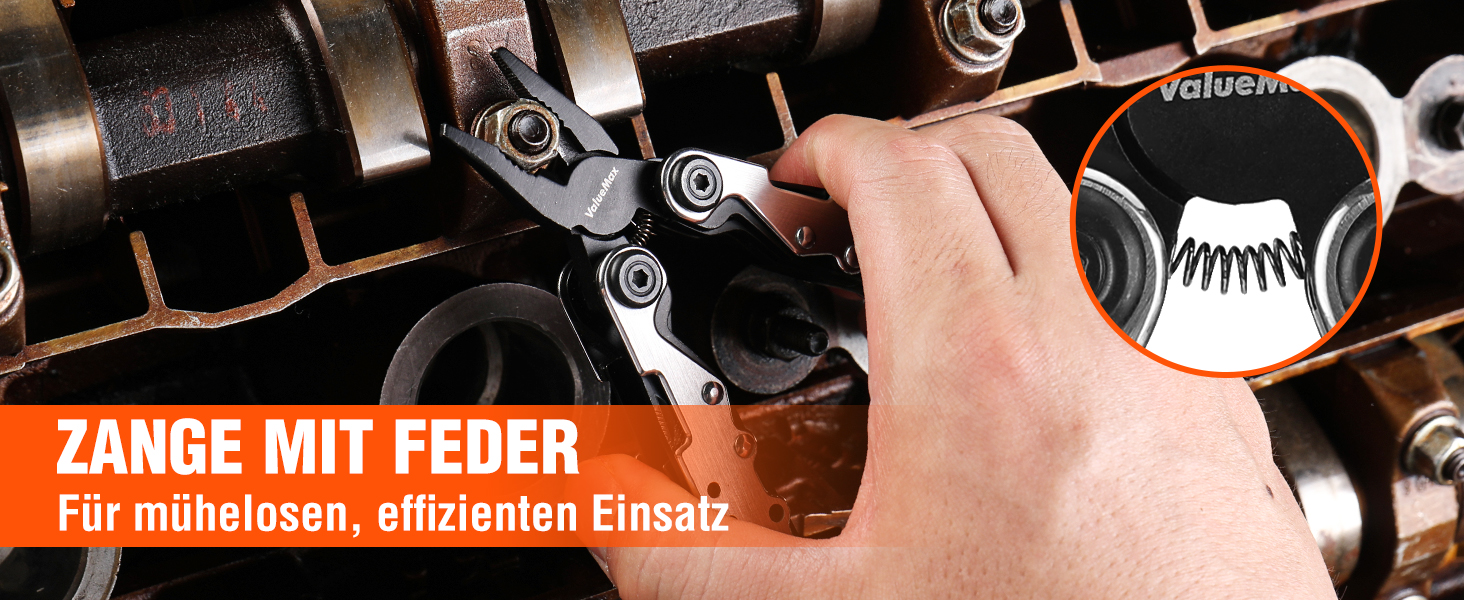 Мультитул ValueMax 13-в-1: мультиінструмент з плоскогубцями та ножем для кемпінгу та ремонту