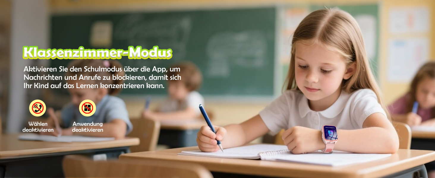 Дитячий розумний годинник з SIM-карткою, GPS-трекер, SOS, 4G, ліхтарик, IP67, для дівчаток та хлопчиків, блакитний