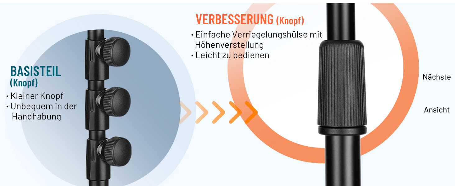 Підставка для мікрофона 2-в-1 з кабелями та сумкою, CY0311 – для вокалу, сцени, конференцій та презентацій