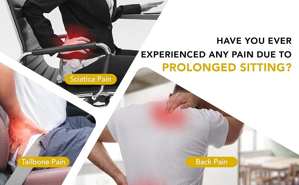 Автоподушка для сидіння Kingphenix: Memory Foam для легкових та вантажних автомобілів – знімає біль при ішіасі та болях у спині – підвищує комфорт водіння – чорна