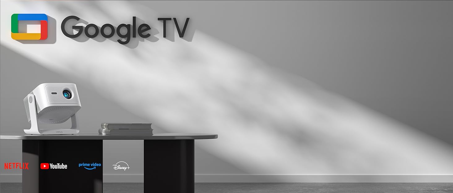 Портативний проєктор Mini Beamer: 1080P Full HD, 600ANSI, WiFi6, Bluetooth, 4K, Zoom 50%, 360° обертання, для домашнього кінотеатру, сумісний з телефоном