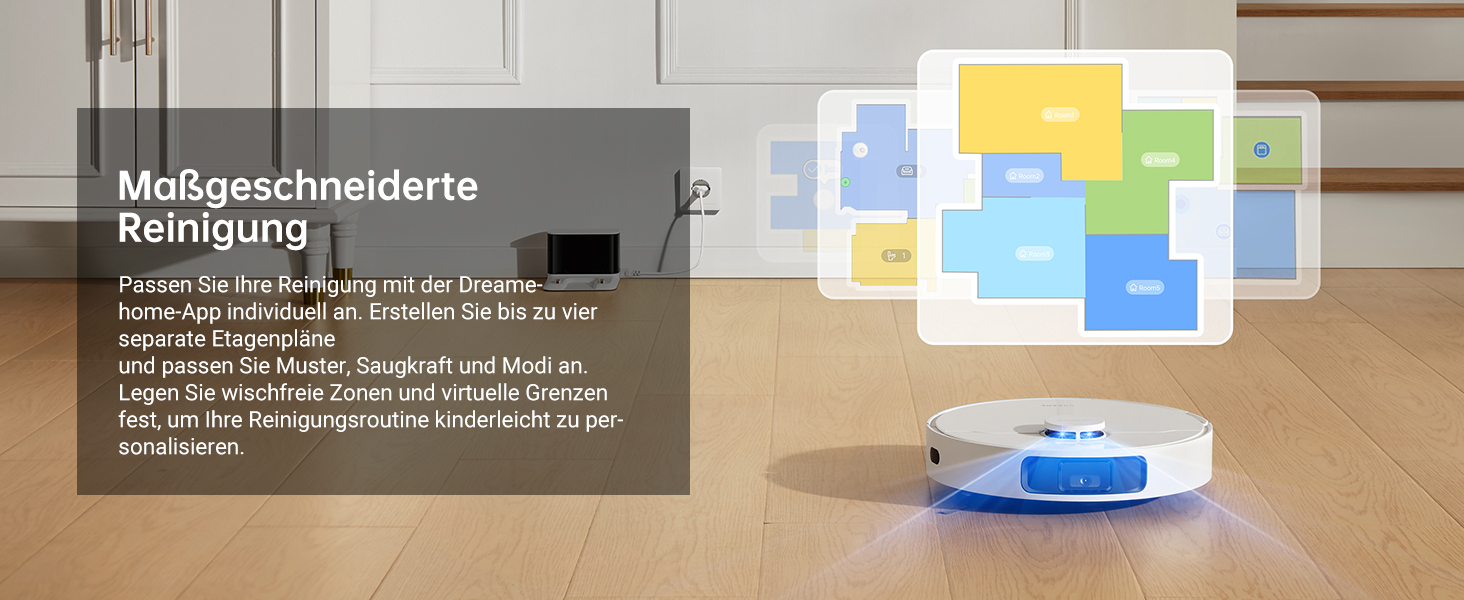 Робот-пилосос Dreame L10s Pro Gen2: 13000 Па, DuoBrush для шерсті тварин, суха та волога прибирання, LDS-навігація, 5200 mAh