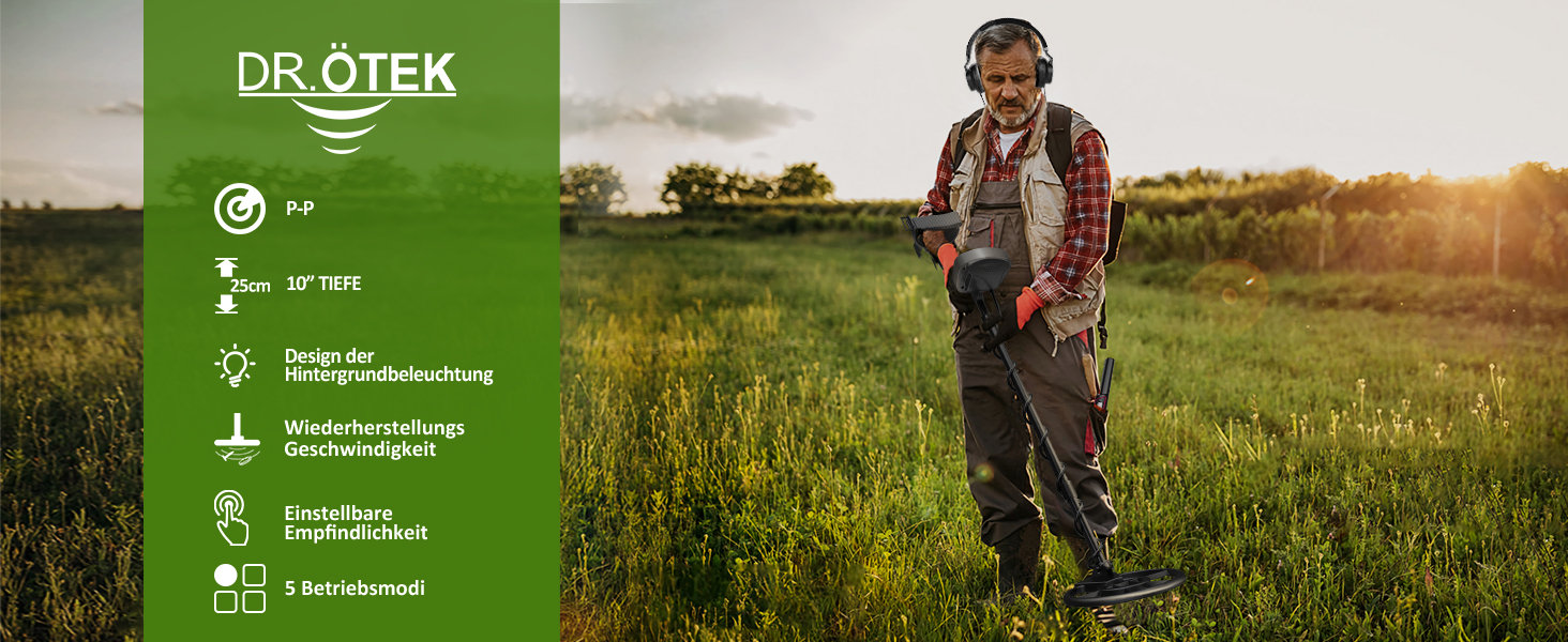 Металодетекторний набір для дорослих: професійний детектор з LCD дисплеєм